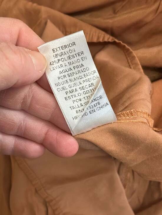 Glam Brown Long Sleeve V-Neck Tiered Mini Dress - Picture 7 of 7